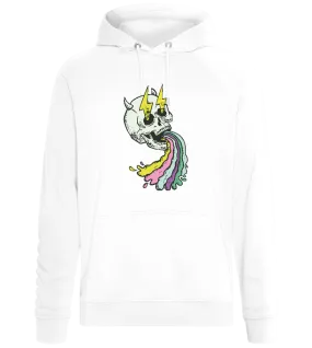 Rainbow Skull with Thunders Design - Comfort unisex hoodie