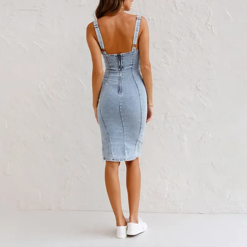 Roma Denim Sexy Dress