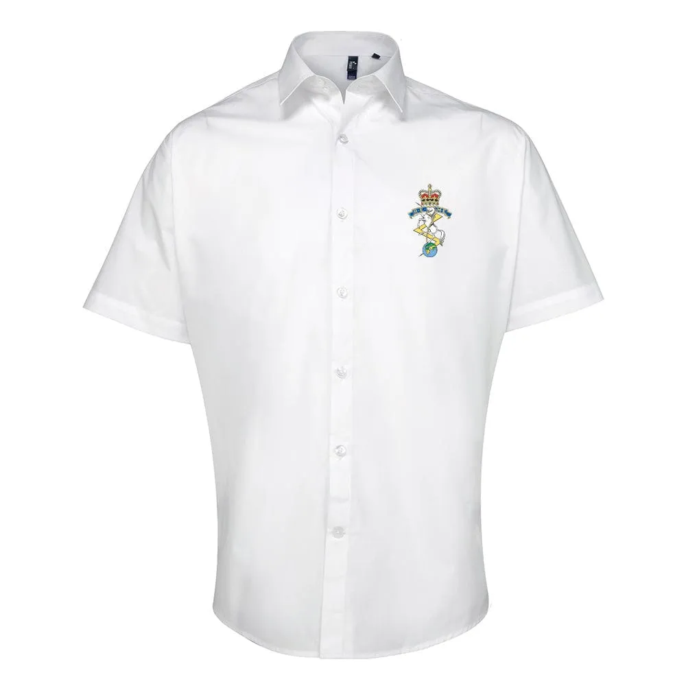 Royal Electrical and Mechanical Engineers Embroidered Short Sleeve Oxford Shirt