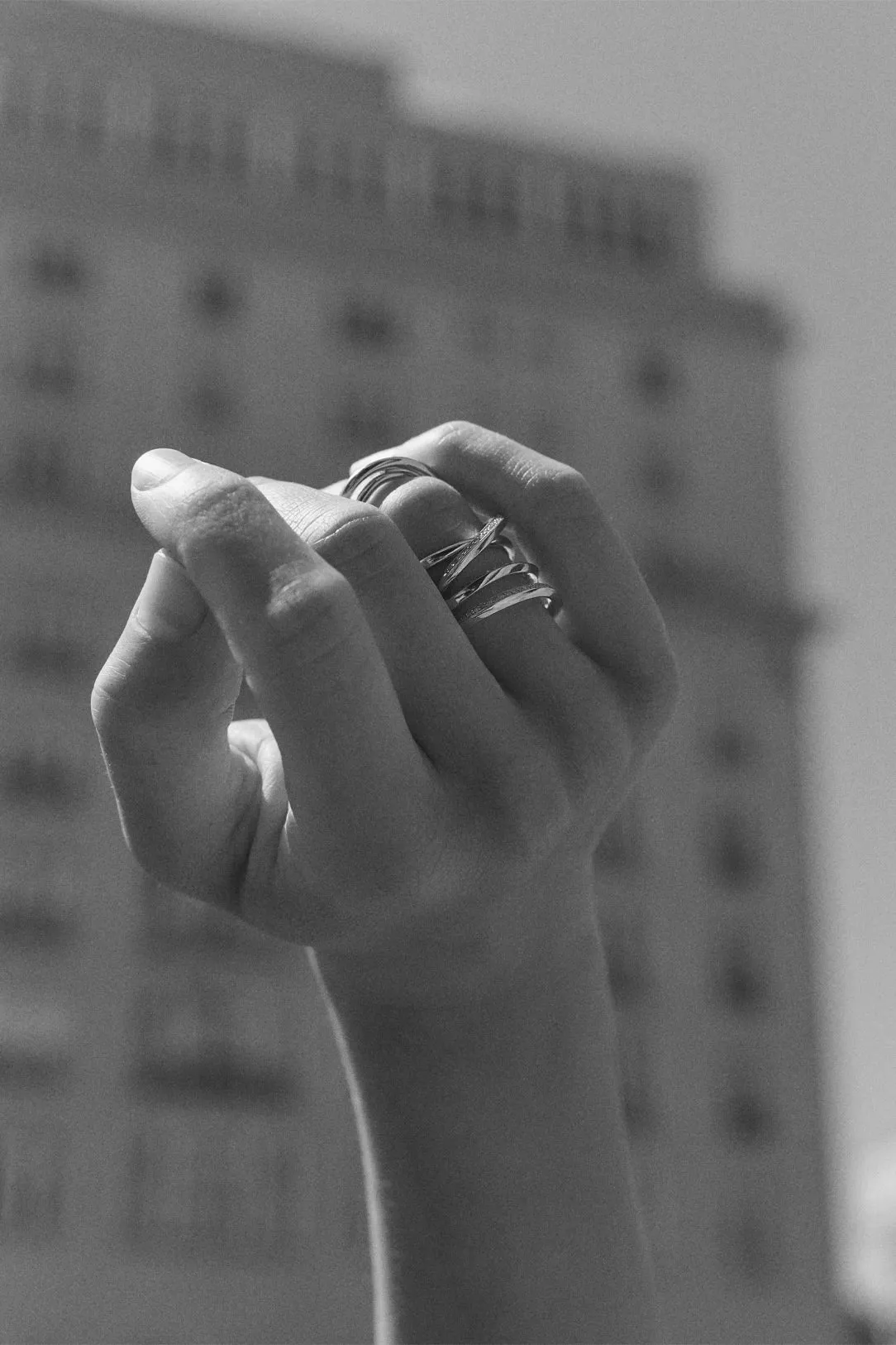 Running Against the Tide - White Topaz and Gold Vermeil Ring