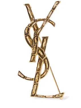 Saint Laurent   YSL Opyum bamboo textured pin 