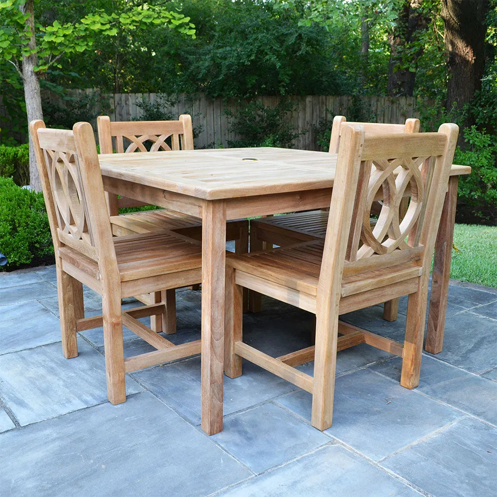 Scratch and Dent, Sandhill Grade A Teak 47" Outdoor Table