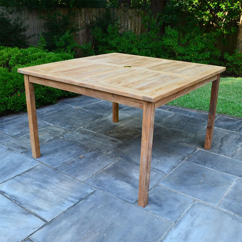 Scratch and Dent, Sandhill Grade A Teak 47" Outdoor Table