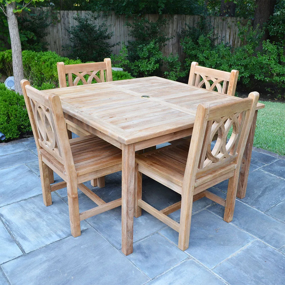 Scratch and Dent, Sandhill Grade A Teak 47" Outdoor Table