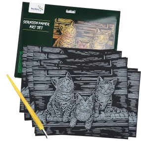 Scratch Art For Kids - Magic Scratch Off Notebook - Thick Paper Drawing Crafts