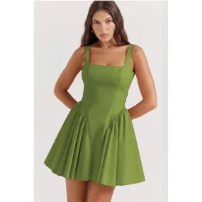 Sexy Knee-Length Swing Party Mini Dress.