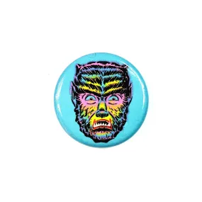 Shock Wolf Button by Retro-a-Go-Go