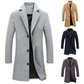 single-breasted trench coat