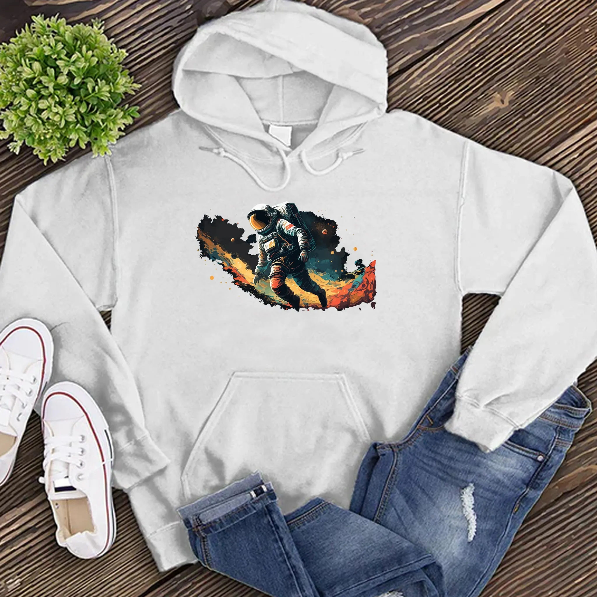 Space Walking Astronaut Hoodie