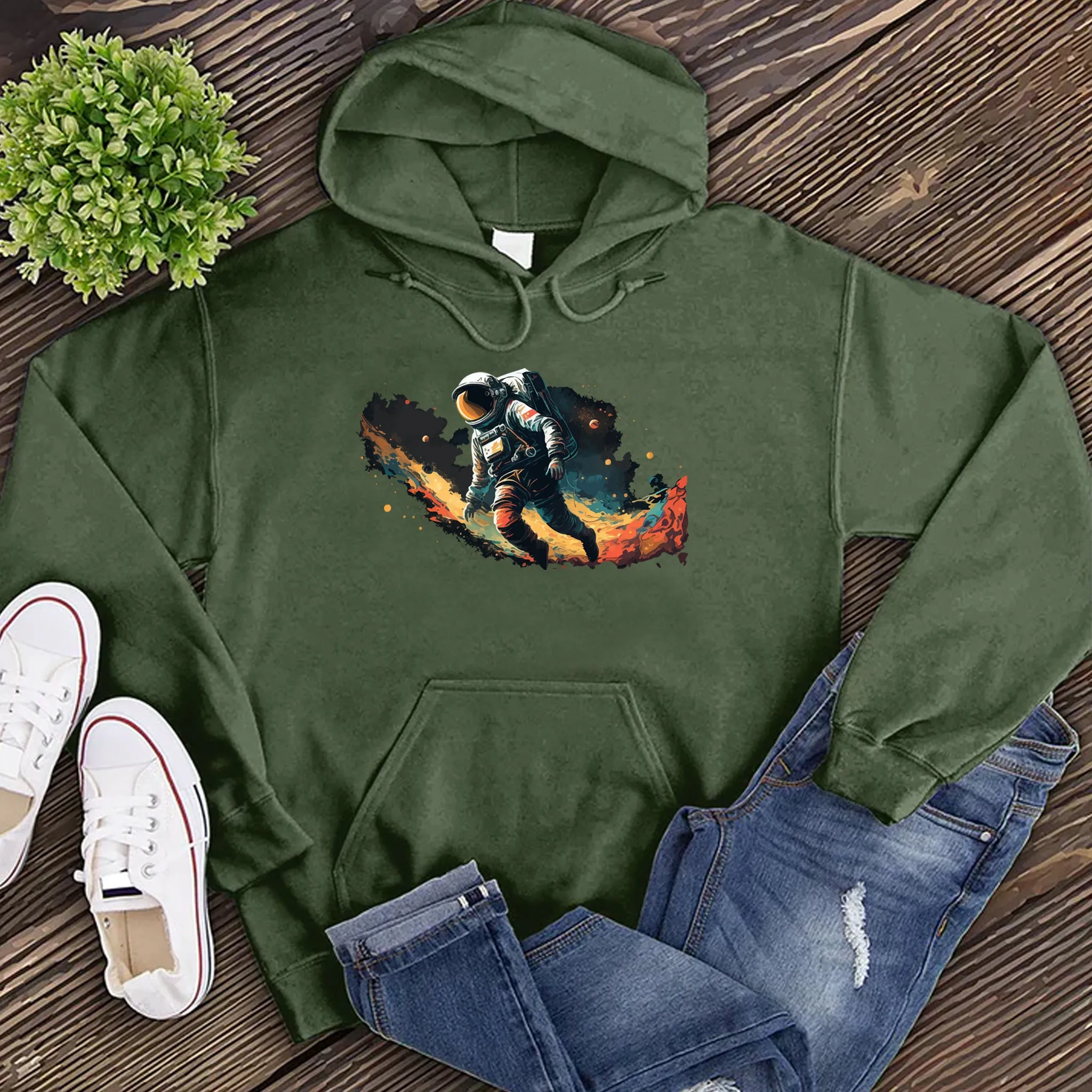 Space Walking Astronaut Hoodie