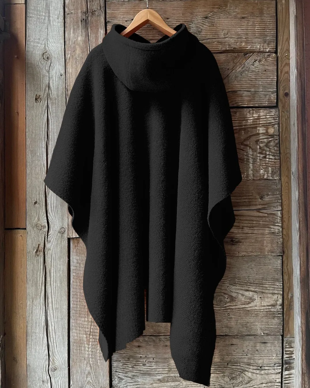 Stacked Leo Zodiac Hooded Warm Shawl Cape