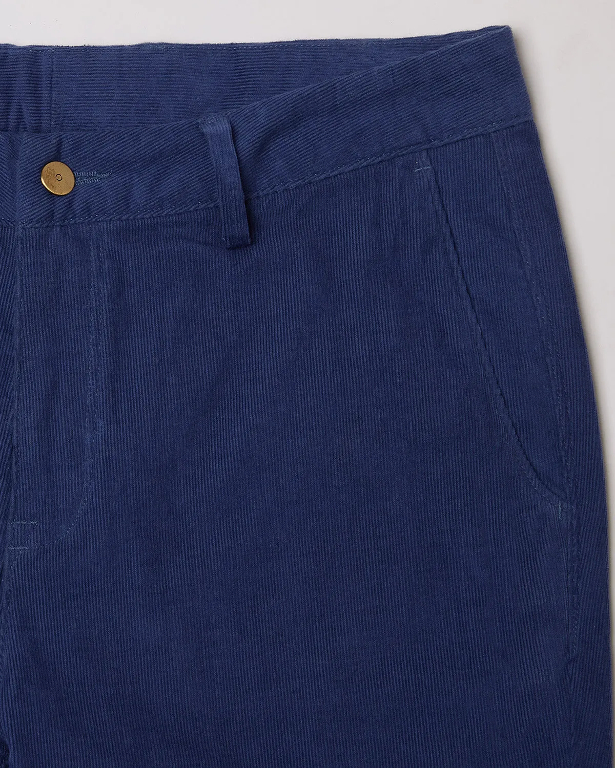 Stretch Corduroy Chinos - Blue