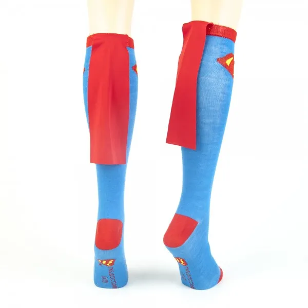 Superman Cape Socks - Superhero Cape Socks