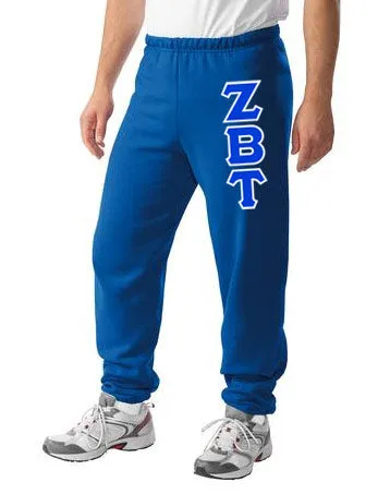 Sweatpants with Sewn-On Letters