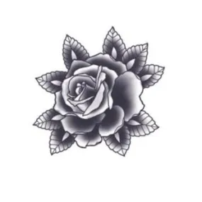 Tattooed Now! Black Rose