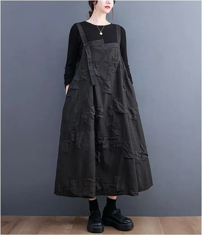 Temperament Loose Overall Dress