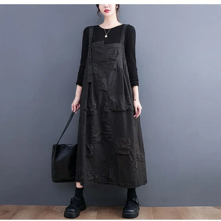 Temperament Loose Overall Dress