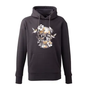 Tenacious 'Bird Skull' Charcoal Hoody