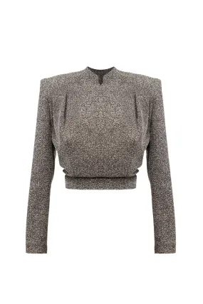 Textured Wool "Blade" Top