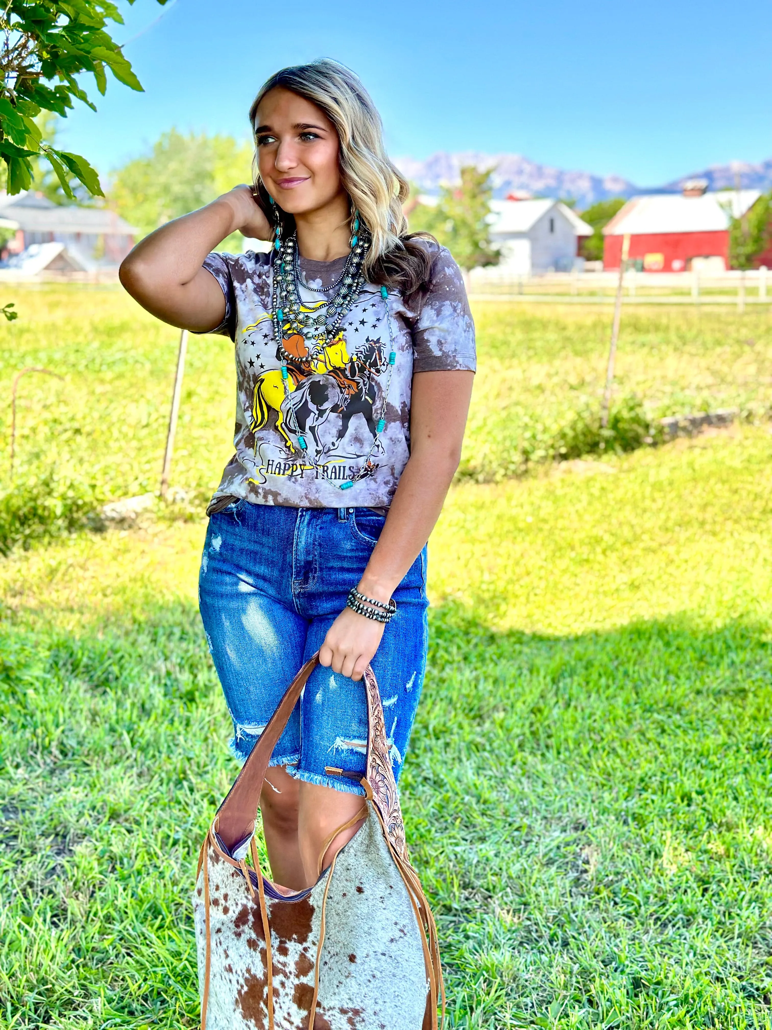 The Bleached Out Happy Trails Tee