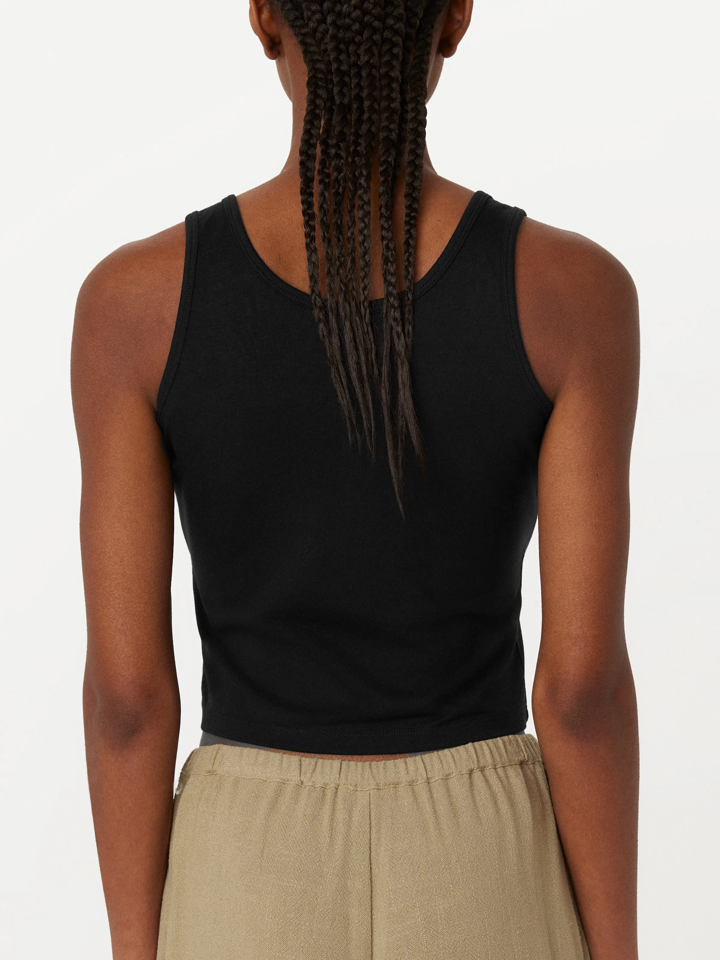 The U-Neck Tank in Black