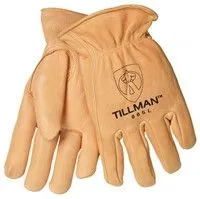 Tillman 865 Gold Deerskin Winter Driver Gloves with Thinsulate Lining (1 Pair)