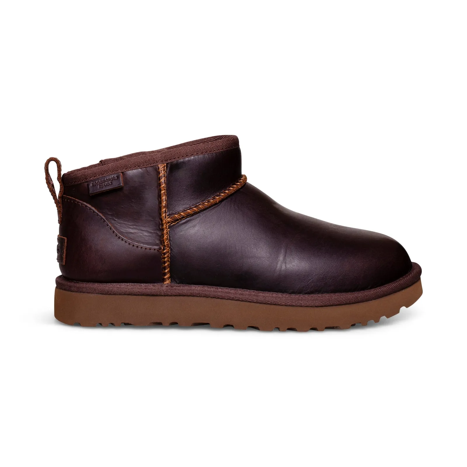 UGG Classic Ultra Mini Leather Regen Ironwood Boots - Women's