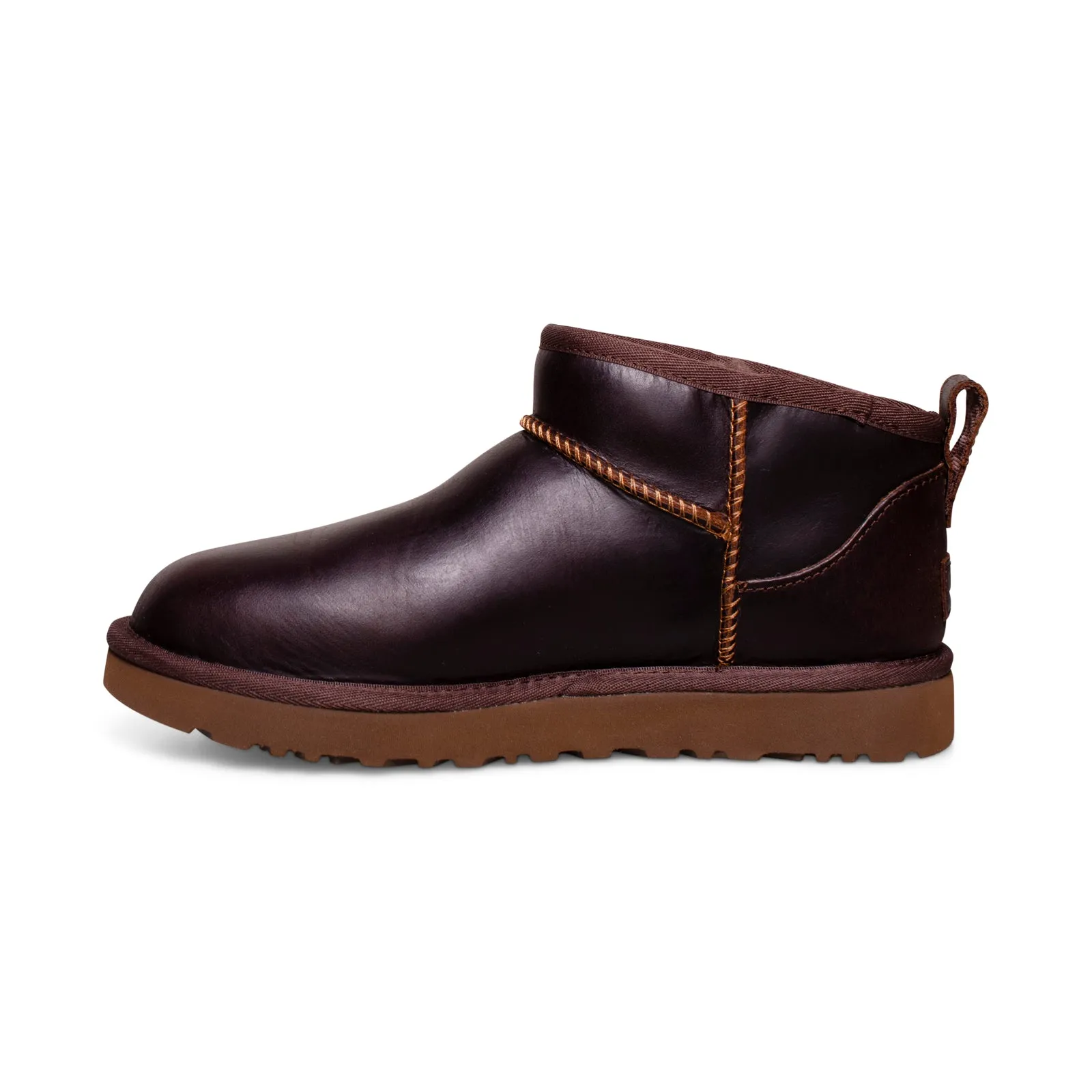 UGG Classic Ultra Mini Leather Regen Ironwood Boots - Women's