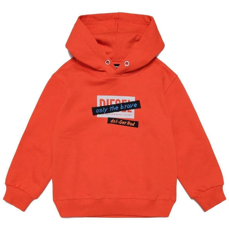 Unisex Orange Sonelget Hoodie