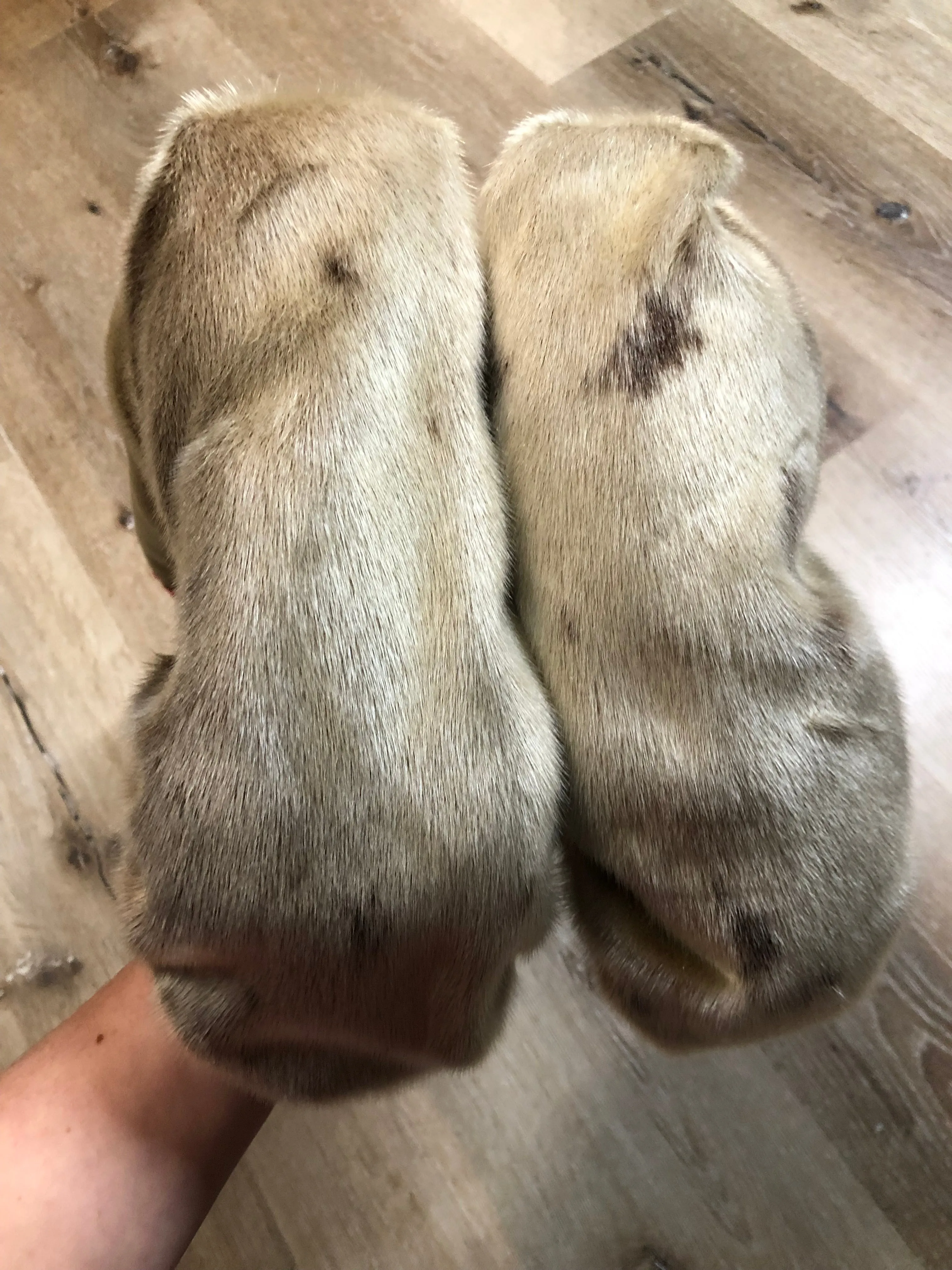 Vintage Indigenous Made Fur Mukluks, Hand-made in Canada