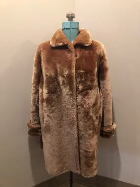 Vintage N. Kaufman Blush/ Blonde Fur Coat