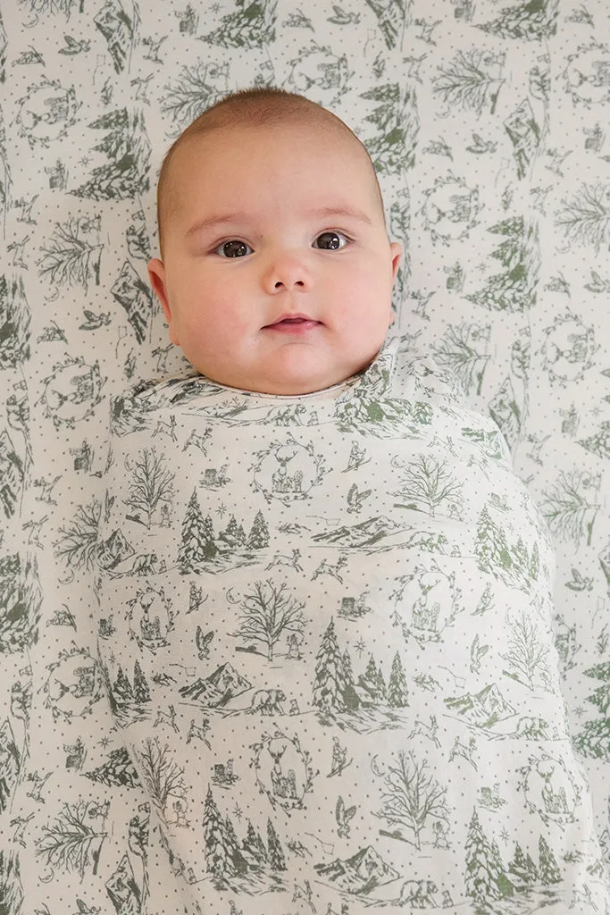 Winter Toile Swaddle