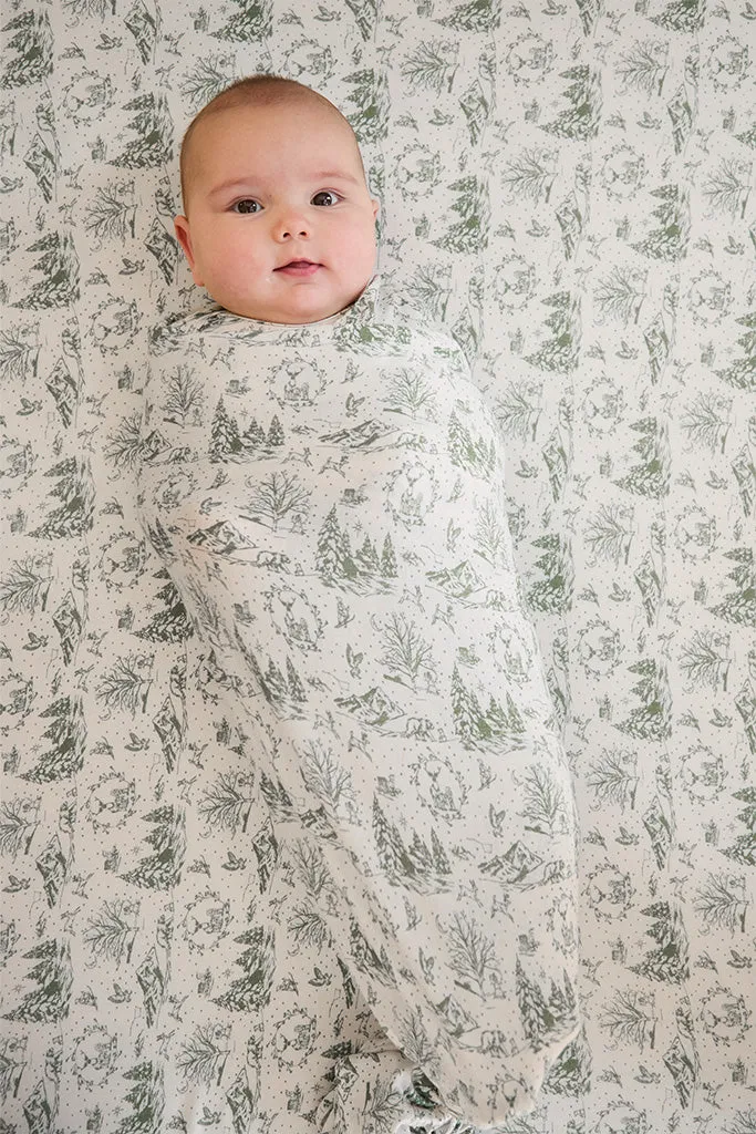 Winter Toile Swaddle