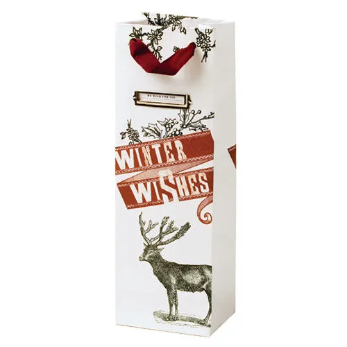 Winter Wishes Wine Bag by Cakewalk