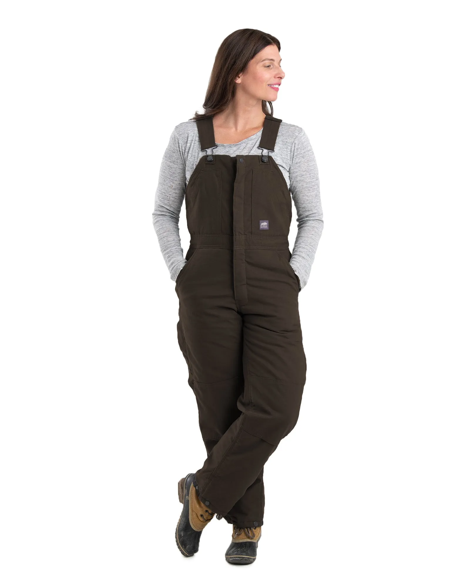 Women's Softstone Duck Insulated Bib Overall