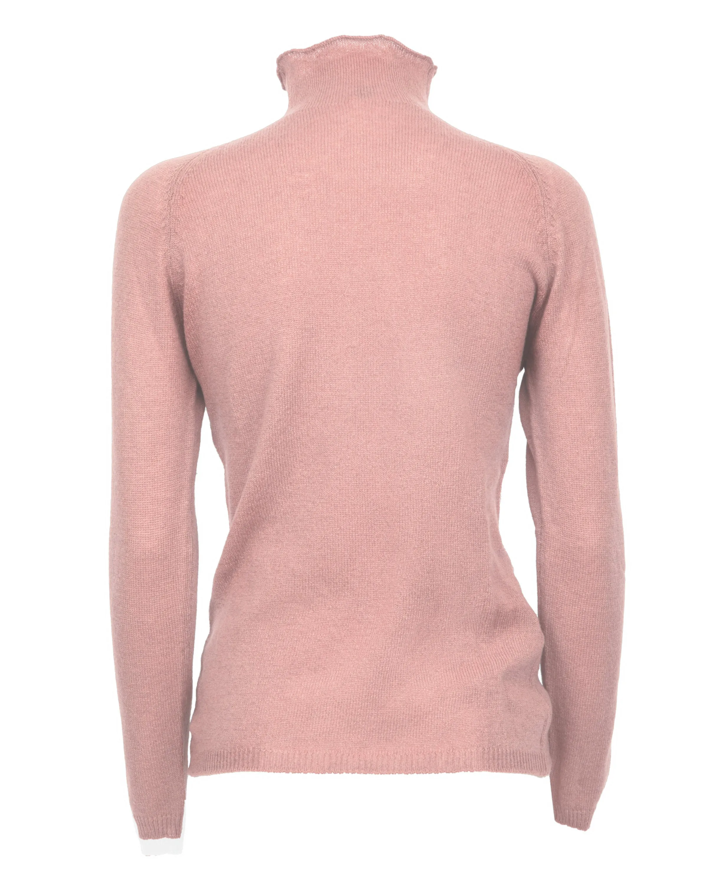 Women's Ultralight Cashmere Raglan Turtleneck Peach