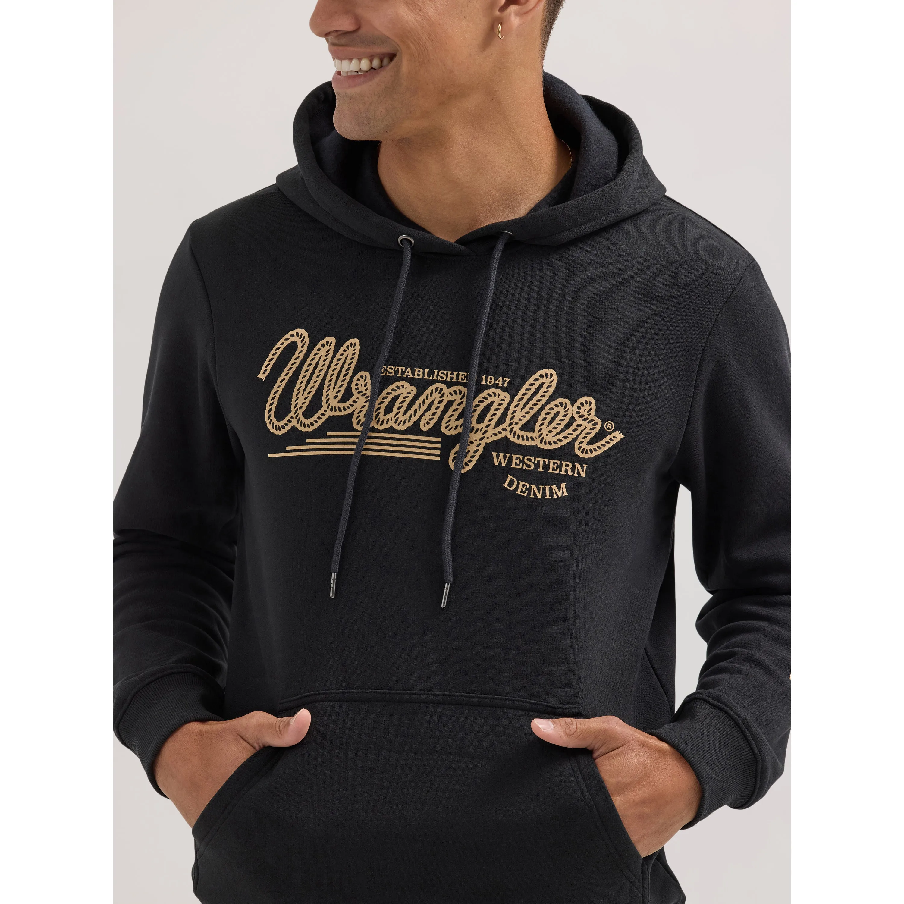 Wrangler Denim Logo Hoodie