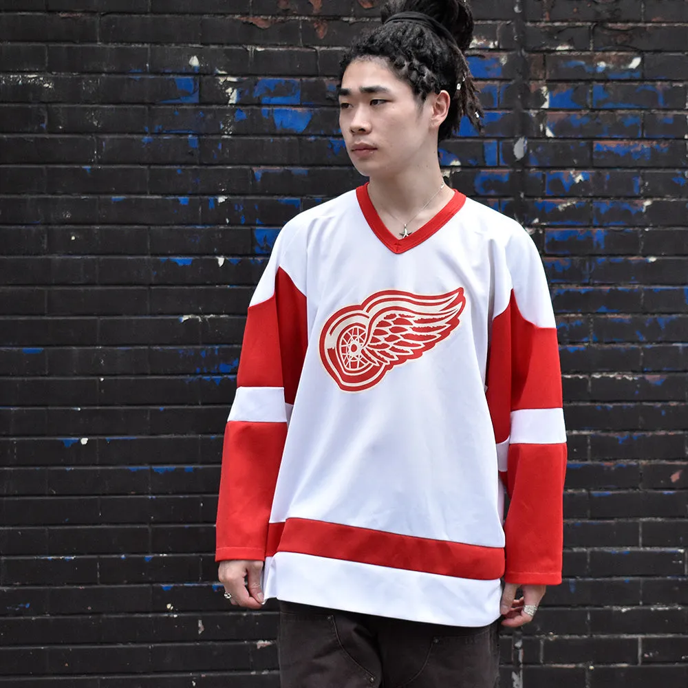 Y2K CCM NHL “Detroit Red Wings” ホッケーシャツ 240806