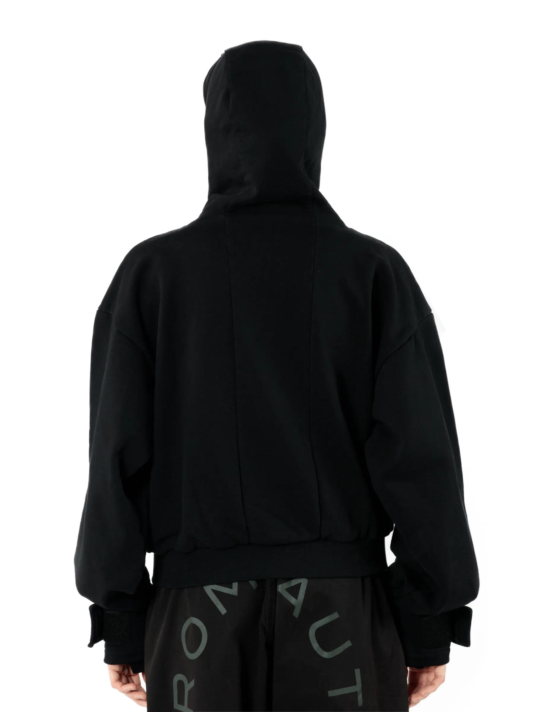 ZIPPER HOODIE BLACK